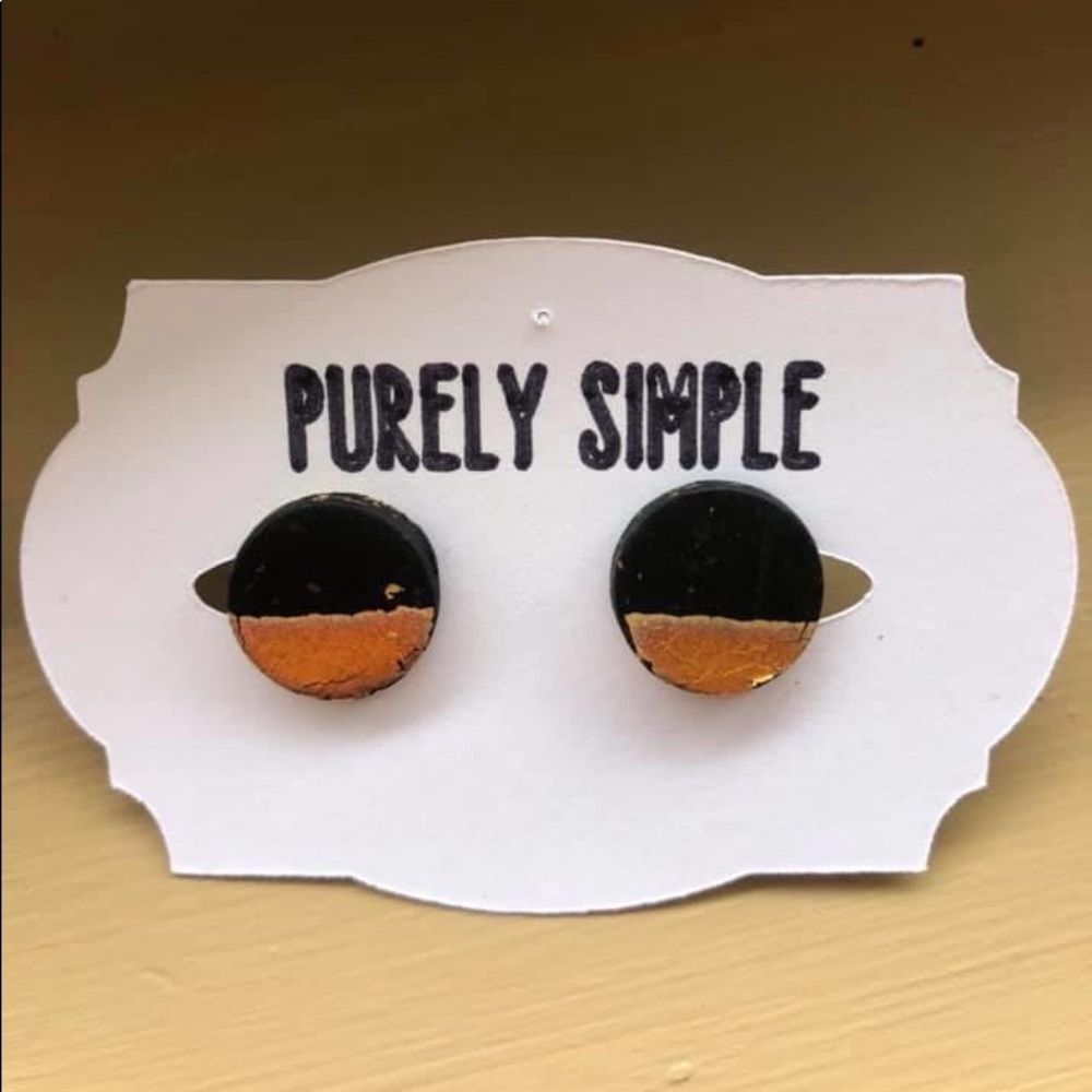 CLAY STUD EARRING SET